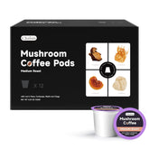 Chaism pod front packaging showing brand and blend for a confident, balanced cup