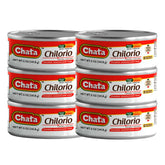 Chata front can label showing product name and easy-open lid for quick use