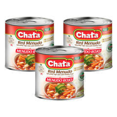 Chata front can label showing product name and serving suggestion benefit