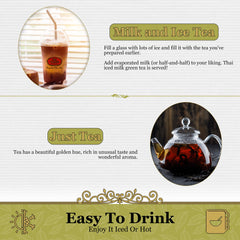 ChaTraMue brewed iced tea in glass showcasing deep color and refreshing appeal