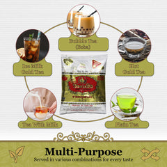 ChaTraMue milk tea with boba demonstrating creamy texture and café-style result