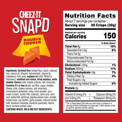 Cheez-It Snap'd open bag poured on plate demonstrating ready-to-serve convenience