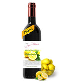 Chef Jean-Pierre's front bottle showing 750ml label and lemon white balsamic benefit