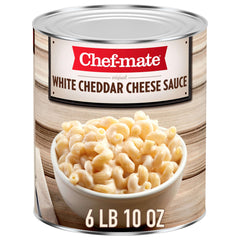 Chef-mate front can showing product packaging and bulk convenience