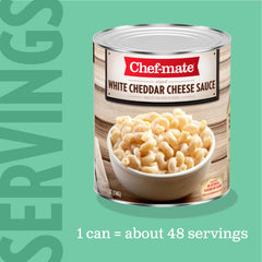 Chef-mate creamy sauce pour close-up showing smooth texture and sheen