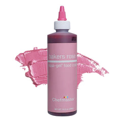 Chefmaster Bakers Rose front packaging showing vibrant pink and easy dispensing