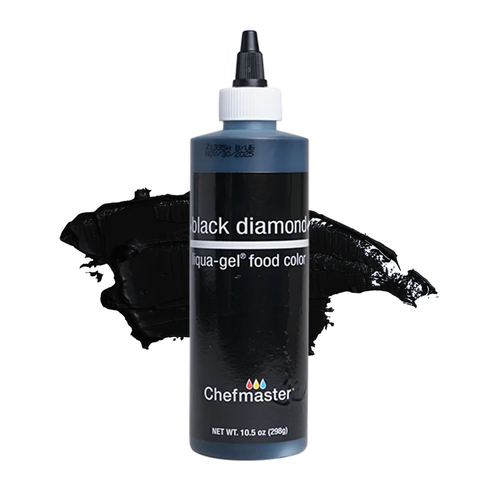 Chefmaster bottle front packaging showing product and vivid black color benefit