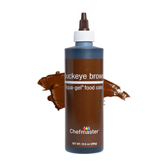 Chefmaster Buckeye Brown front bottle shows professional packaging and clear dosing benefit