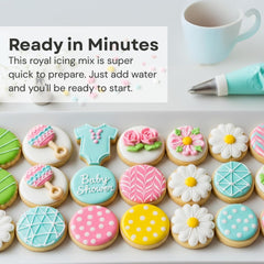 Chefmaster piping demo on cookie highlighting precise line control