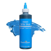 Chefmaster neon blue front packaging showing bright bottle and label benefits