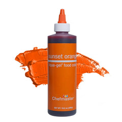 Chefmaster Sunset Orange front packaging showing vivid color and volume benefits
