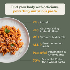 Chef's Kiss cooked rotini in bowl showing hearty, protein-rich meal ready to serve