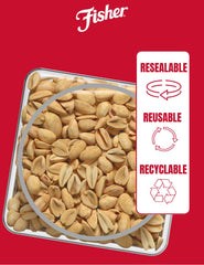 CHEF'S NATURALS Fisher peanuts in serving bowl ready to snack and share
