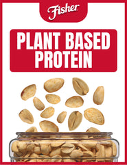 CHEF'S NATURALS Fisher close-up of peanut texture highlighting crunchy roasted benefit