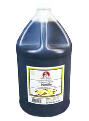 Chef's Quality one-gallon bottle next to measuring cup showing scale and cost-effective volume