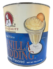 Chef's Quality spoonful of pudding being served, demonstrating easy portioning and ready-to-serve benefit