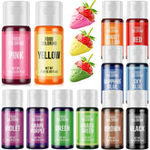 Cherrysea front packaging showing twelve vibrant bottles and easy storage benefit