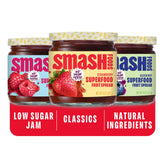Chia Smash front packaging trio showing flavor variety and clean ingredients