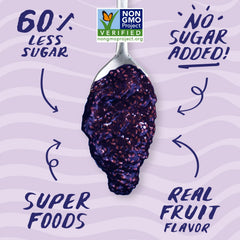 Close-up of chia seeds and jam texture in Chia Smash highlighting fiber