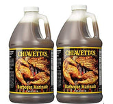 Chiavetta's front packaging two 64oz bottles showing brand and quantity, highlights convenience