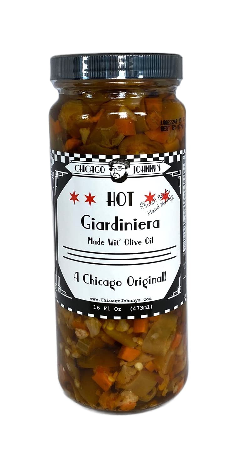 Chicago Johnny's jar front label showing product and bold premium appeal