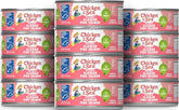 Chicken of the Sea front packaging showing 12-pack benefit and convenience