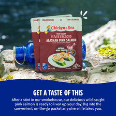 Chicken of the Sea salmon on bagel demonstrating easy breakfast use