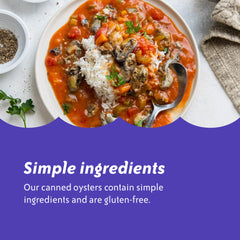 Chicken of the Sea oysters served on crackers demonstrating easy appetizer option