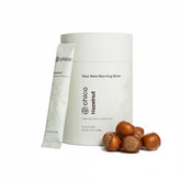 Chico hazelnut front packaging showing 20 single-serve sticks and benefits