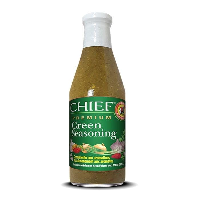 Chief Brand Products bottle front showing label and easy-pour for authentic flavor