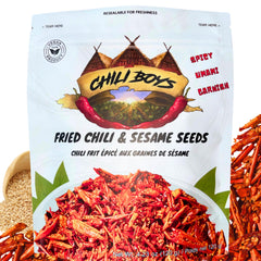 Chili Boys front packaging showing resealable bag and 120g weight for convenience