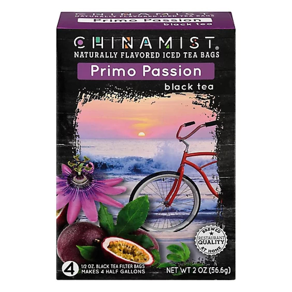 CHINAMIST front packaging showing Primo Passion and serving info for quality