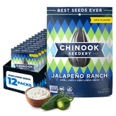 Chinook Seedery front package view showing bold jalapeno ranch flavor benefit