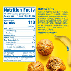 Chiquita banana bread slice close-up showing moist texture and fiber