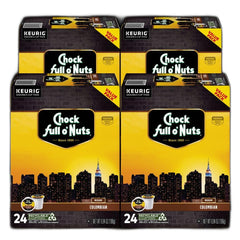 Chock Full o' Nuts front packaging showing bundle and medium roast clarity