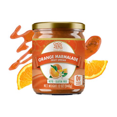 ChocZero jar front label showing product benefits and sugar free claim