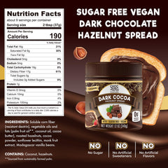 ChocZero close-up of smooth spread texture highlighting rich cocoa mouthfeel