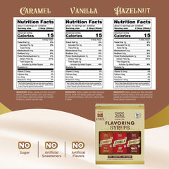 ChocZero vanilla bottle close-up label, clear branding and ingredient benefit