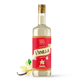 ChocZero front label showing sugar free vanilla and bottle benefits