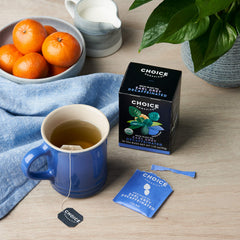 Choice Organic Teas loose black tea leaves with bergamot peel for aroma clarity