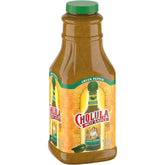 Cholula green pepper front packaging showing 64 fl oz bottle and brand