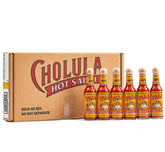 Cholula Original front packaging showing six 5 fl oz bottles and logo benefit easy gifting