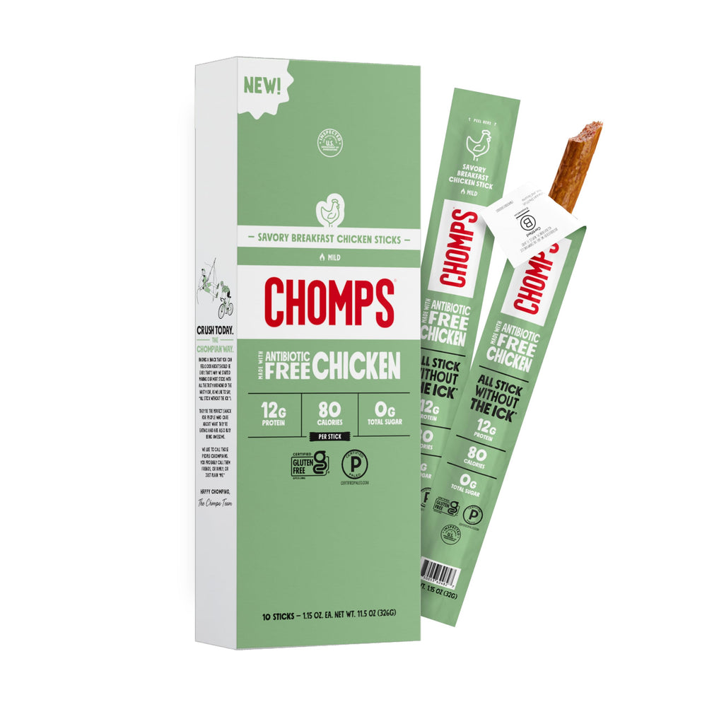 Chomps front packaging showing 10ct box and clear branding for quick purchase
