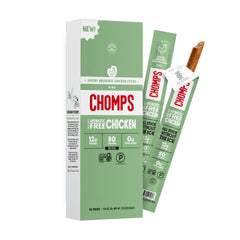 Chomps front packaging showing 10ct box and clear branding for quick purchase