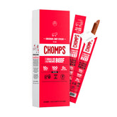 Chomps front packaging showing 10-count box and brand visibility for easy grab-and-go