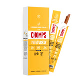 Chomps front packaging showing 10ct box and grab‑and‑go convenience