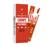 Chomps front packaging showing 10-count box and convenience benefit