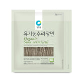 Chung Jung One front packaging showing organic sweet potato noodle benefits