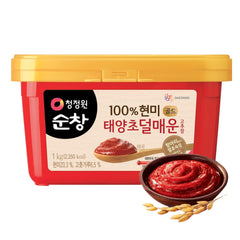 Chung Jung One front packaging showing label and 1kg tub for clear identification and trust