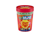 Chupa Chups front packaging tube showing 50-count and assorted flavors for easy sharing
